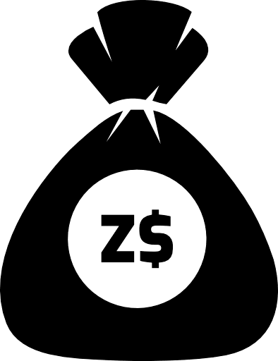 Money Bag Zimbabwean Dollar PNG Image