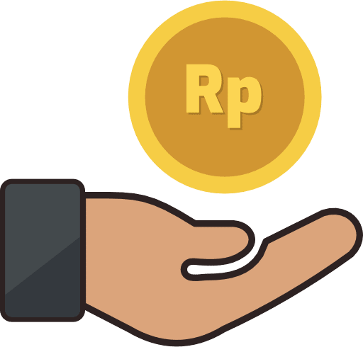 Money Receiving Indonesian Rupiah Color PNG Image