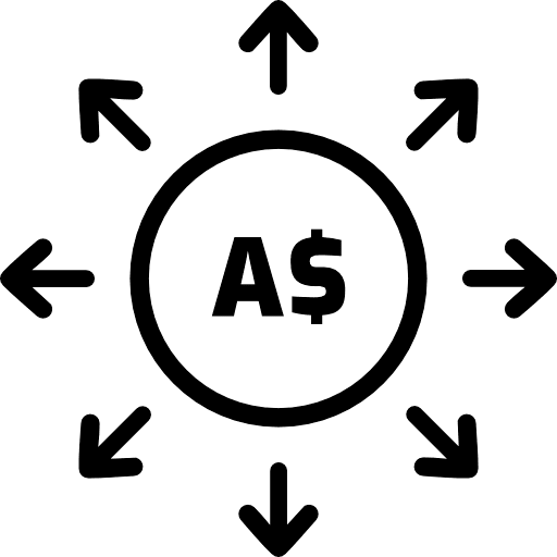 Australian Dollar Investment Diversification PNG Image