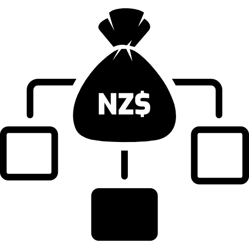 New Zealand Dollar Income Distribution PNG Image