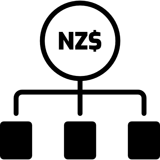 New Zealand Dollar Money Allocation PNG Image