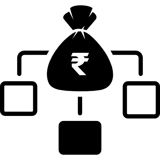 Rupee Income Distribution PNG Image