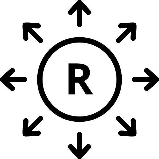 South African Rand Investment Diversification Icon