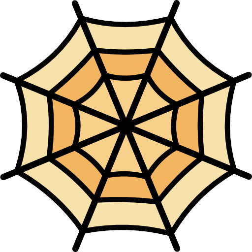 Cobweb Spiderweb Color PNG Image