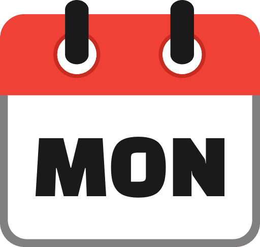 Week Day Monday PNG Image