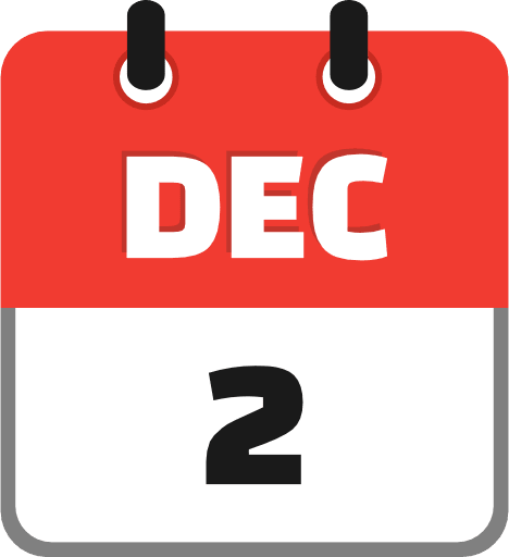 December 2 PNG Image