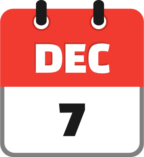 December 7 PNG Image