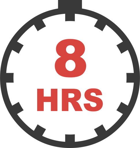 Eight Hours PNG Image