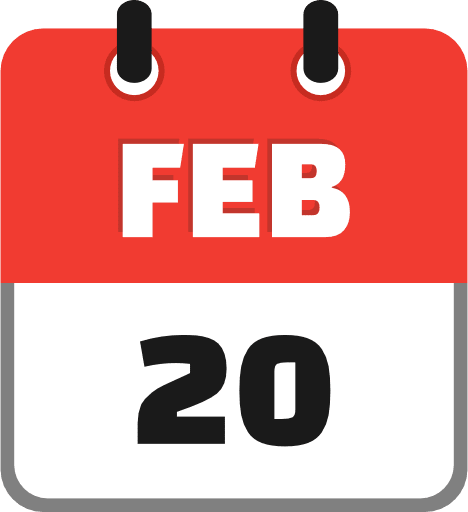 February 20 PNG Image
