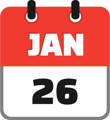 January 26 PNG Image