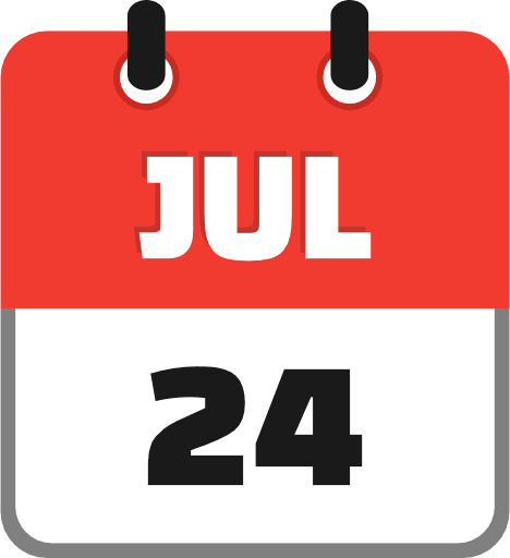 July 24 PNG Image