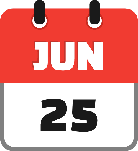 June 25 Icon