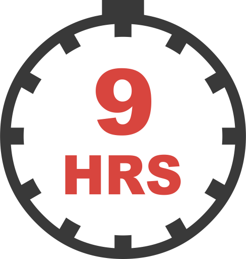 Nine Hours PNG Image