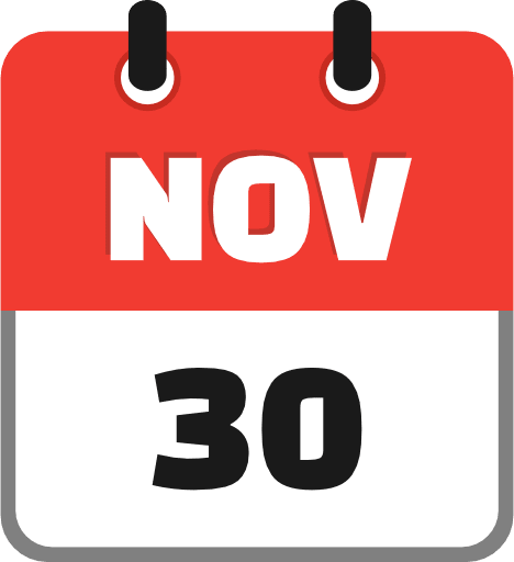 November 30 PNG Image