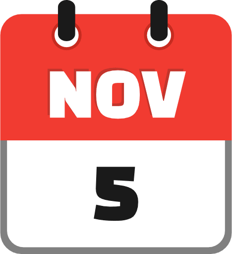 November 5 PNG Image