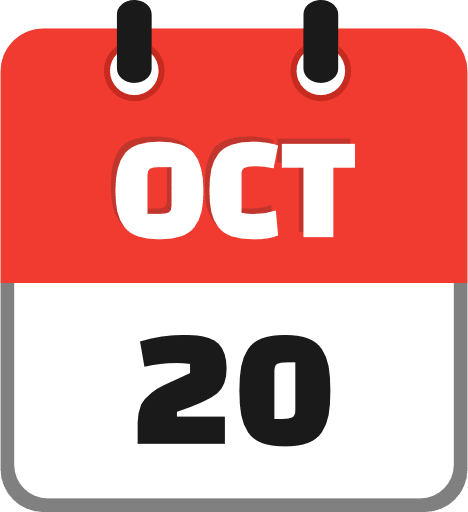 October 20 PNG Image