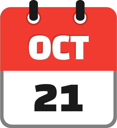 October 21 PNG Image