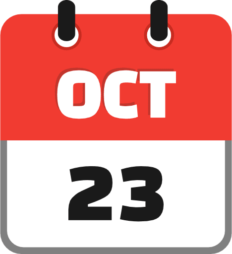 October 23 PNG Image