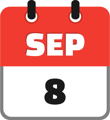 September 8 PNG Image