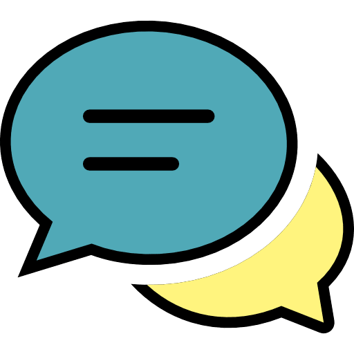 Two Speech Bubbles PNG Image