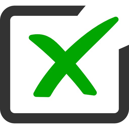 Checkbox Cross Green PNG Image