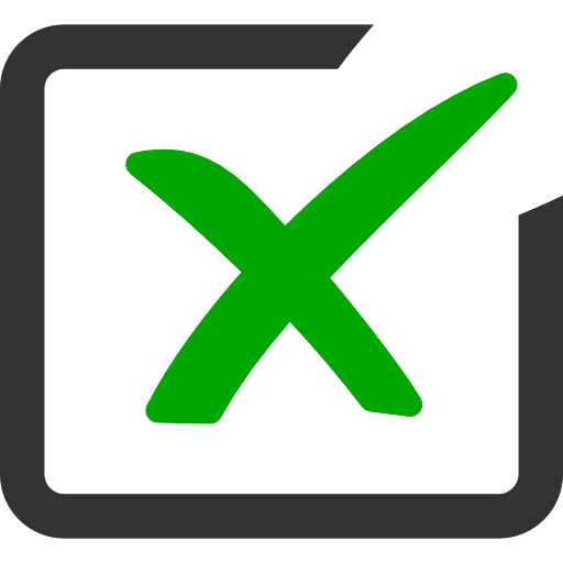 Checkbox Cross Green Icon