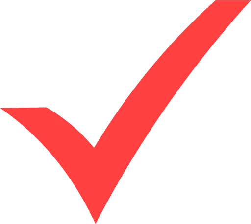 Red Check Mark PNG Image