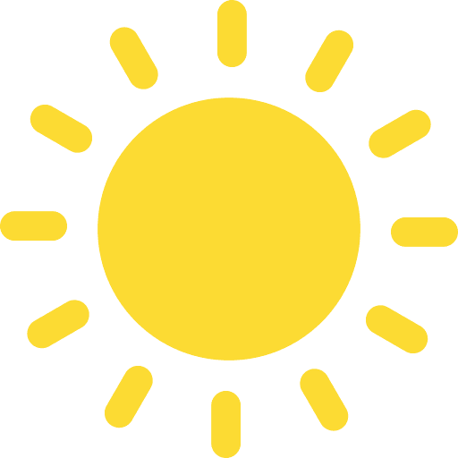 Sun Color PNG Image