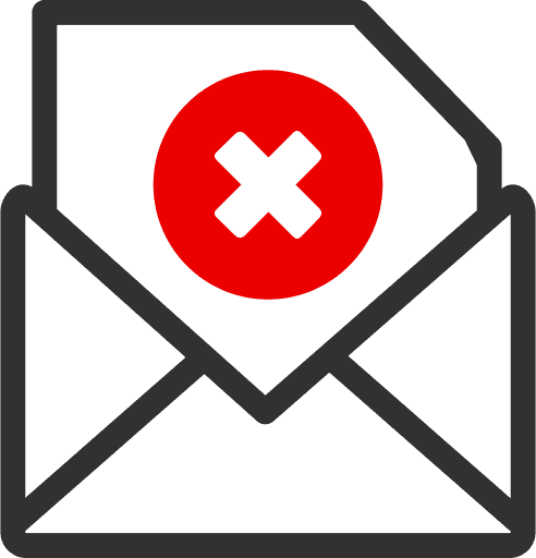 Email Remove Delete Icon