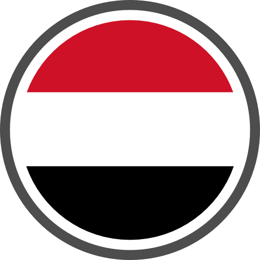 Yemen Flag Round Circle Icon