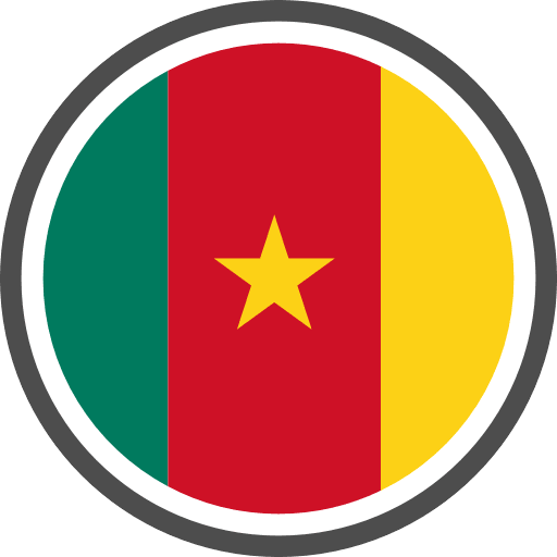 Cameroon Flag Round Circle PNG Image
