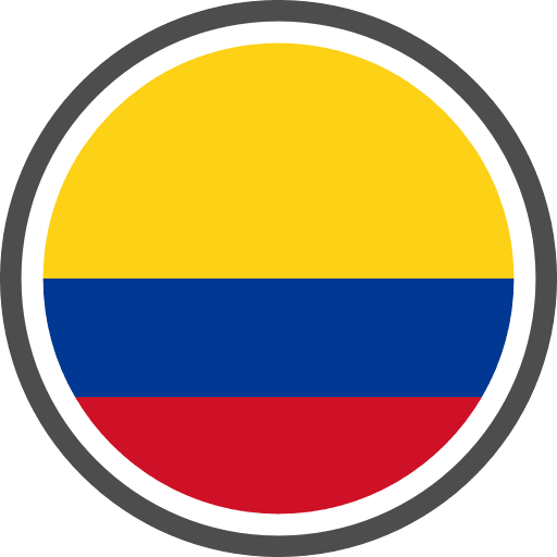 Colombia Flag Round Circle PNG Image