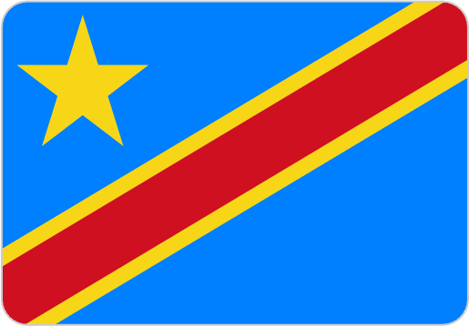 Democratic Republic Of The Congo Flag PNG Image