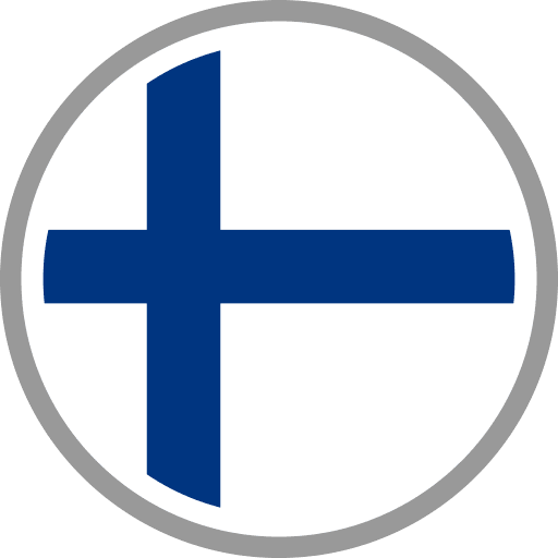 Finland Flag Round Circle PNG Image
