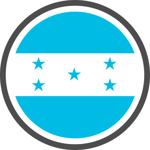 Honduras Flag Round Circle Icon