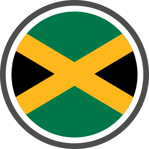 Jamaica Flag Round Circle PNG Image