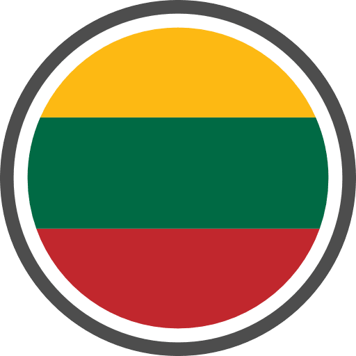Lithuania Flag Round Circle PNG Image