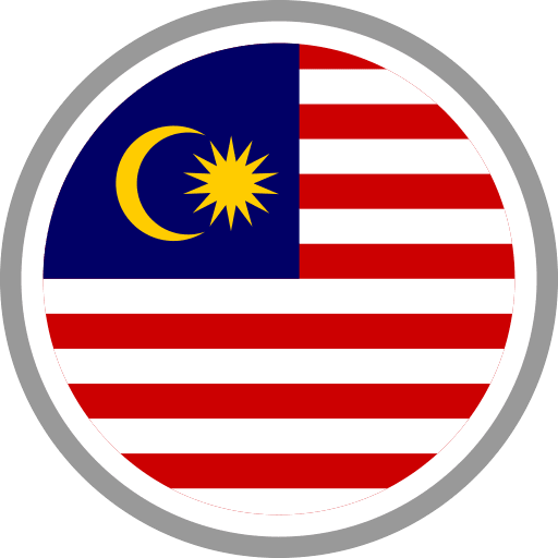 Malaysia Flag Round Circle PNG Image