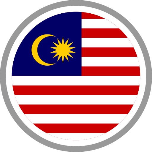 Malaysia Flag Round Circle Icon