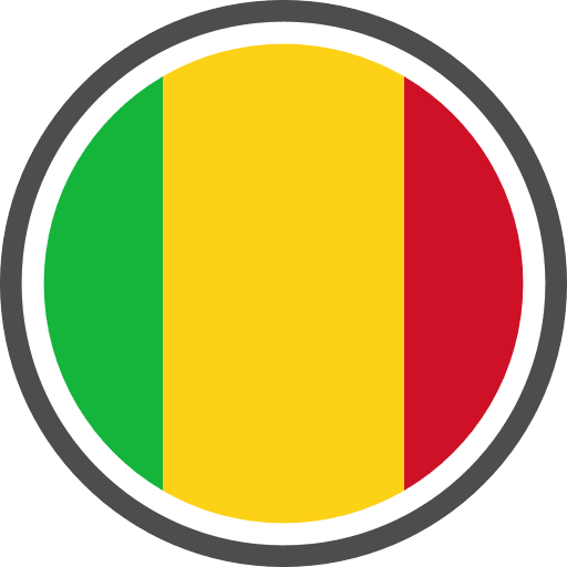 Mali Flag Round Circle PNG Image