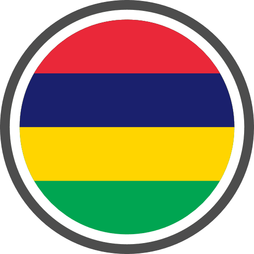 Mauritius Flag Circle PNG Image