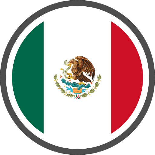 Mexico Flag Round Circle PNG Image