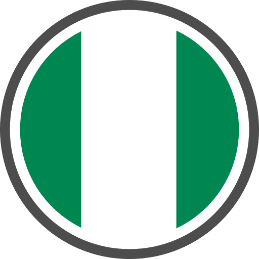 Nigeria Flag Round Circle PNG Image