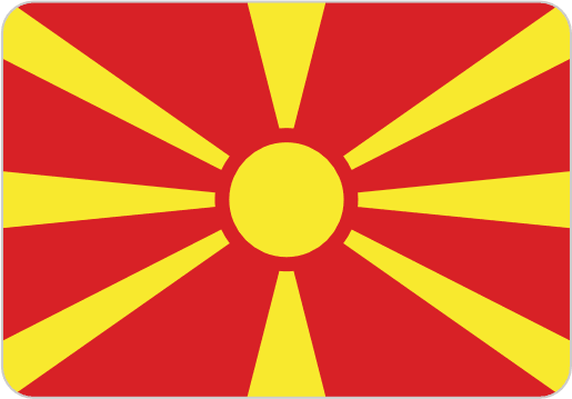 North Macedonia Flag PNG Image