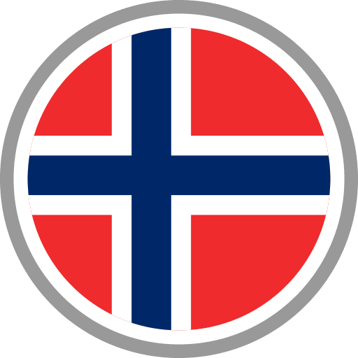Norway Flag Round Circle PNG Image