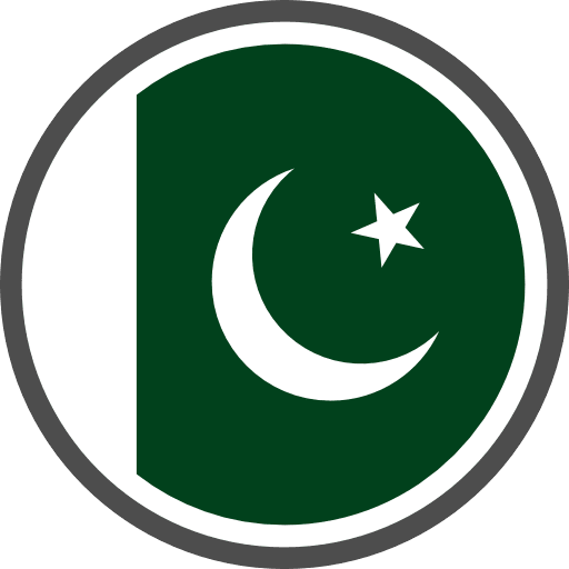 Pakistan Flag Round Circle PNG Image