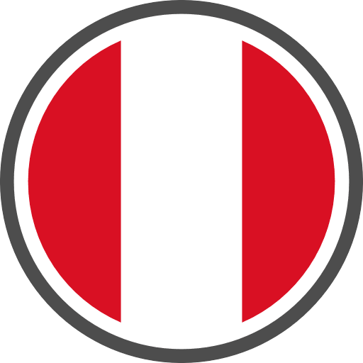 Peru Flag Round Circle PNG Image