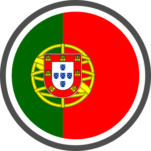 Portugal Flag Round Circle PNG Image