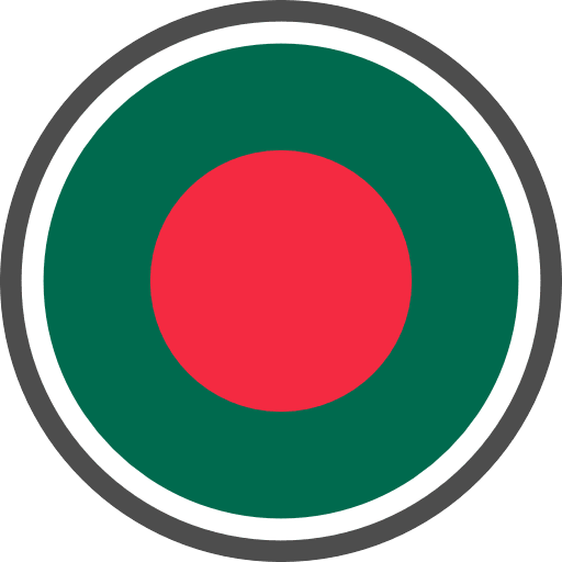 Bangladesh Flag Round Circle PNG Image