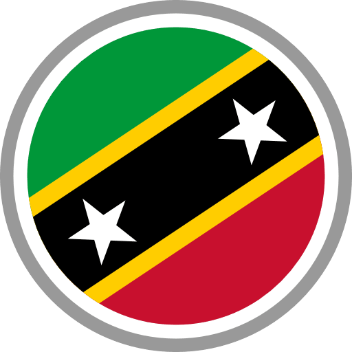 Saint Kitts And Nevis Flag Round Circle PNG Image